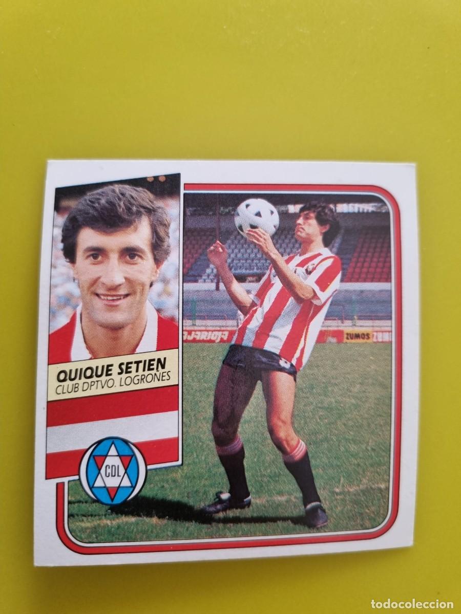 Cromos de f&uacute;tbol: CROMO FUTBOL LIGA ESTE 89 90 1989 1990 NUNCA PEGADO SIN PEGAR QUIQUE SETIEN CD LOGRO&Ntilde;ES AR926