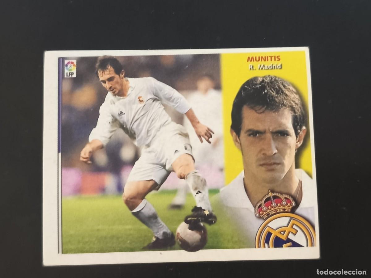 Cromos de f&uacute;tbol: EDICIONES ESTE 2002 2003 02 03 REAL MADRID MUNITIS BAJA SIN PEGAR