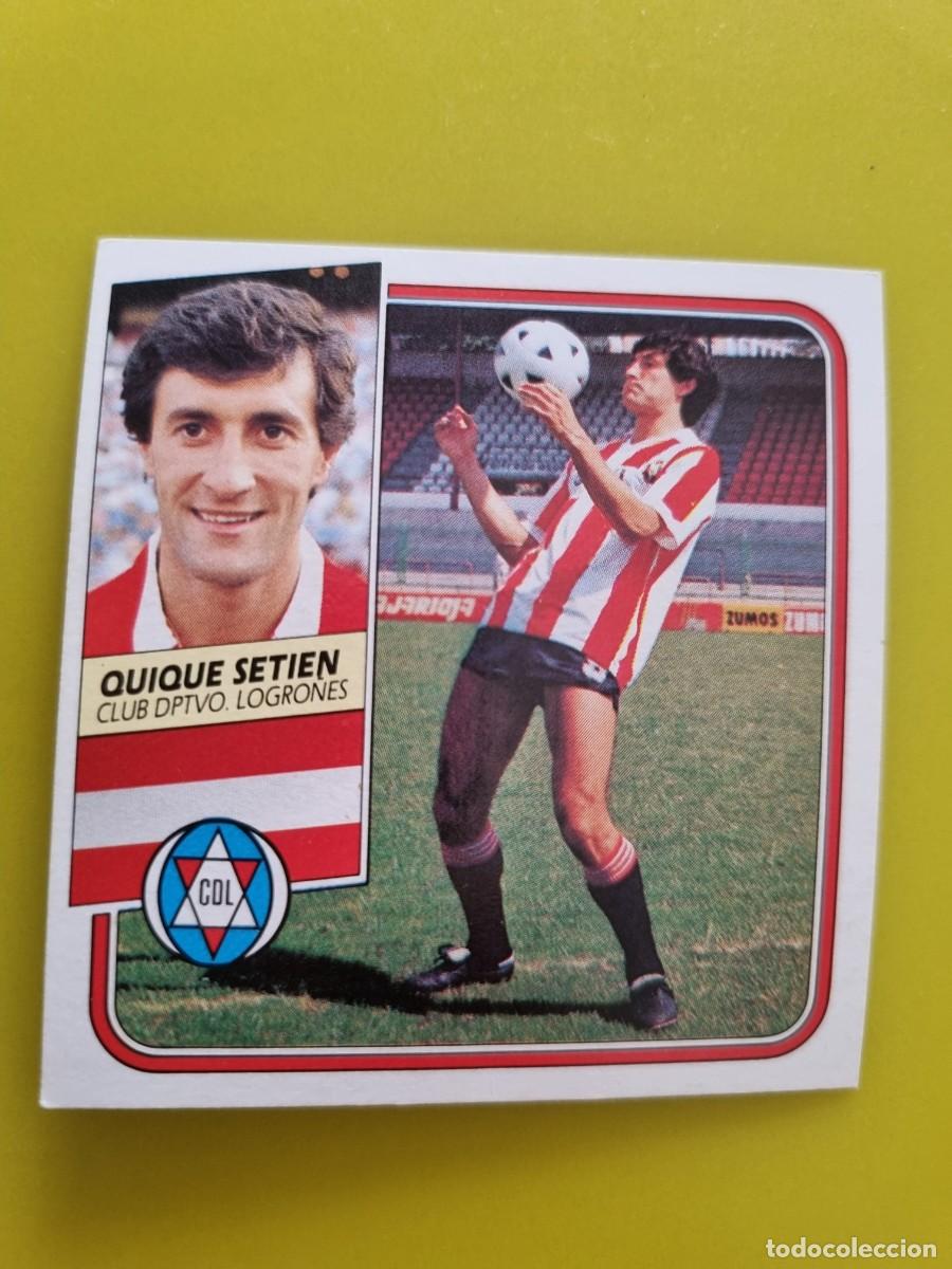Cromos de f&uacute;tbol: CROMO FUTBOL LIGA ESTE 89 90 1989 1990 NUNCA PEGADO SIN PEGAR QUIQUE SETIEN CD LOGRO&Ntilde;ES AR926