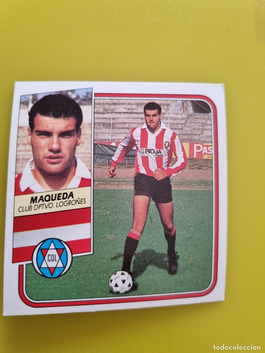 Figurine di Calcio: CROMO FUTBOL LIGA ESTE 89 90 1989 1990 NUNCA PEGADO SIN PEGAR MAQUEDA CD LOGRO&Ntilde;ES AR926