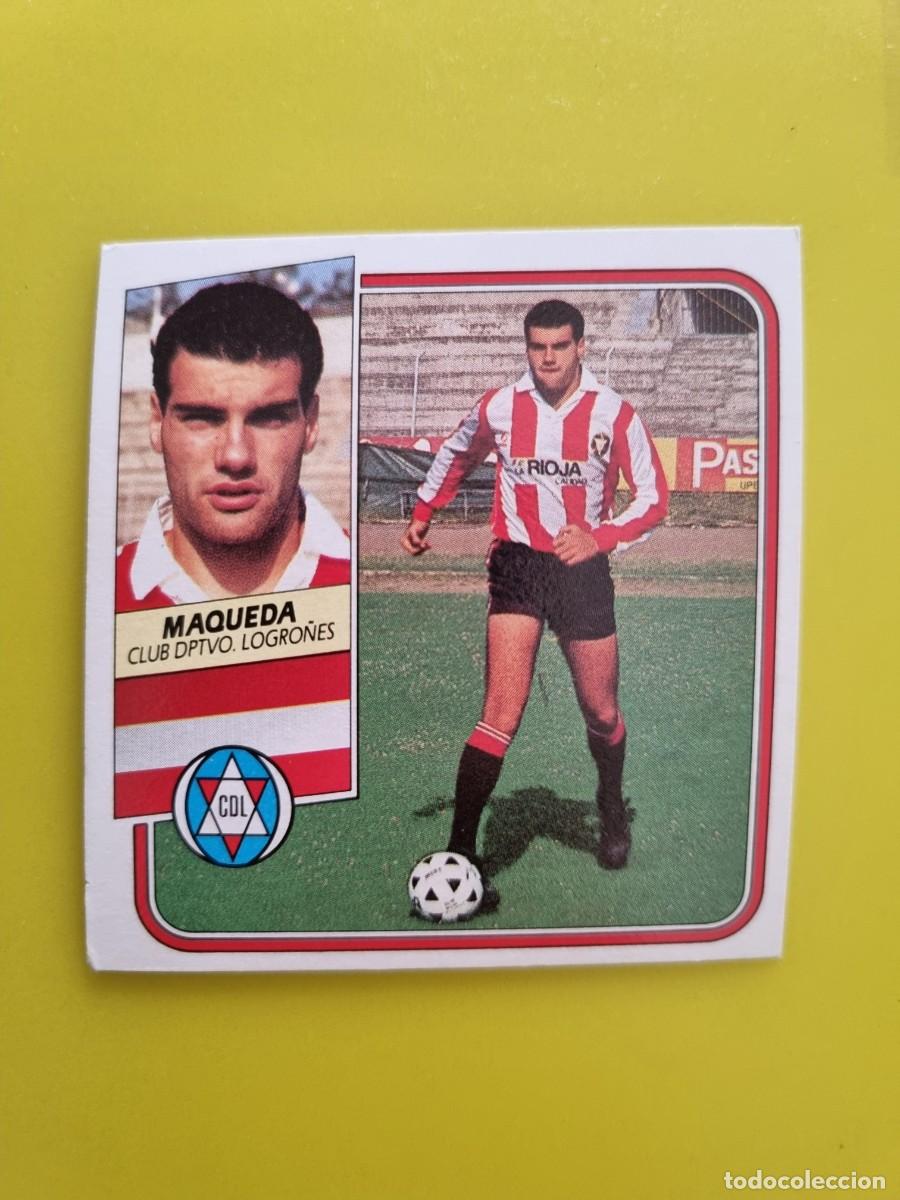 Figurine di Calcio: CROMO FUTBOL LIGA ESTE 89 90 1989 1990 NUNCA PEGADO SIN PEGAR MAQUEDA CD LOGRO&Ntilde;ES AR926