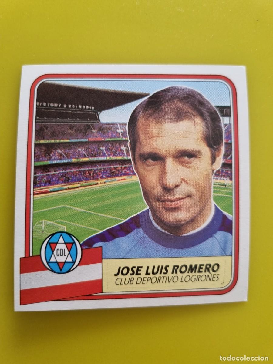 Cromos de f&uacute;tbol: CROMO FUTBOL LIGA ESTE 89 90 1989 1990 NUNCA PEGADO SIN PEGAR JOSE LUIS ROMERO CD LOGRO&Ntilde;ES AR926
