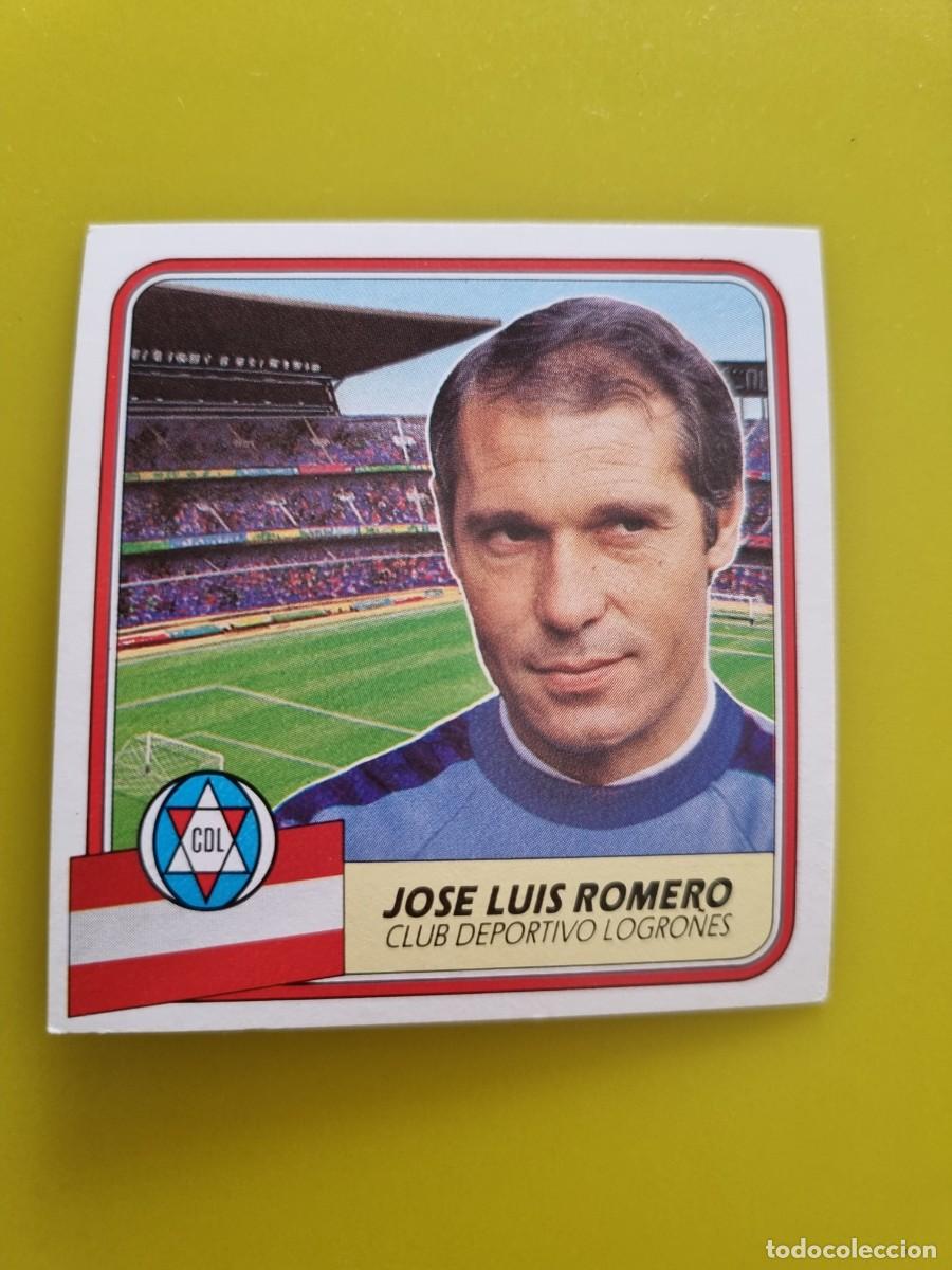 Cromos de f&uacute;tbol: CROMO FUTBOL LIGA ESTE 89 90 1989 1990 NUNCA PEGADO SIN PEGAR JOSE LUIS ROMERO CD LOGRO&Ntilde;ES AR926