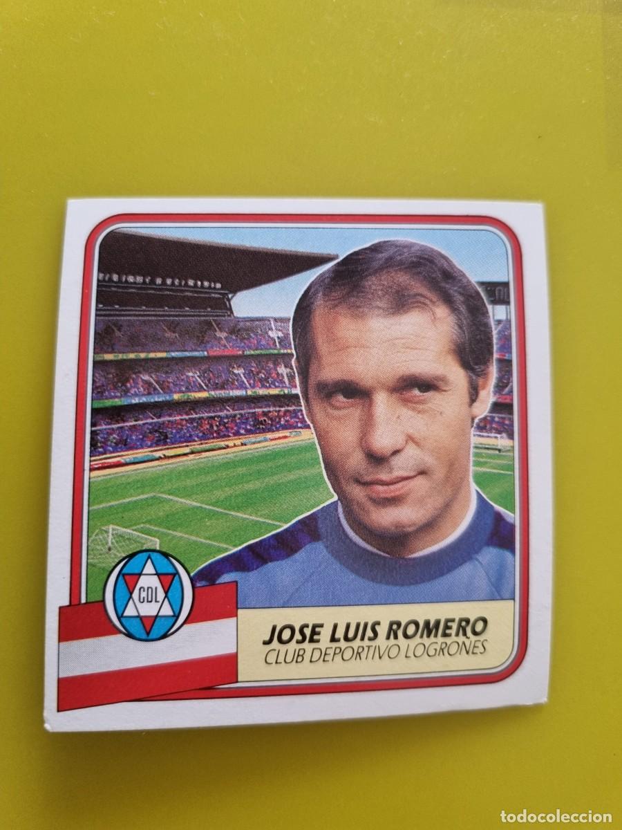 Cromos de f&uacute;tbol: CROMO FUTBOL LIGA ESTE 89 90 1989 1990 NUNCA PEGADO SIN PEGAR JOSE LUIS ROMERO CD LOGRO&Ntilde;ES AR926