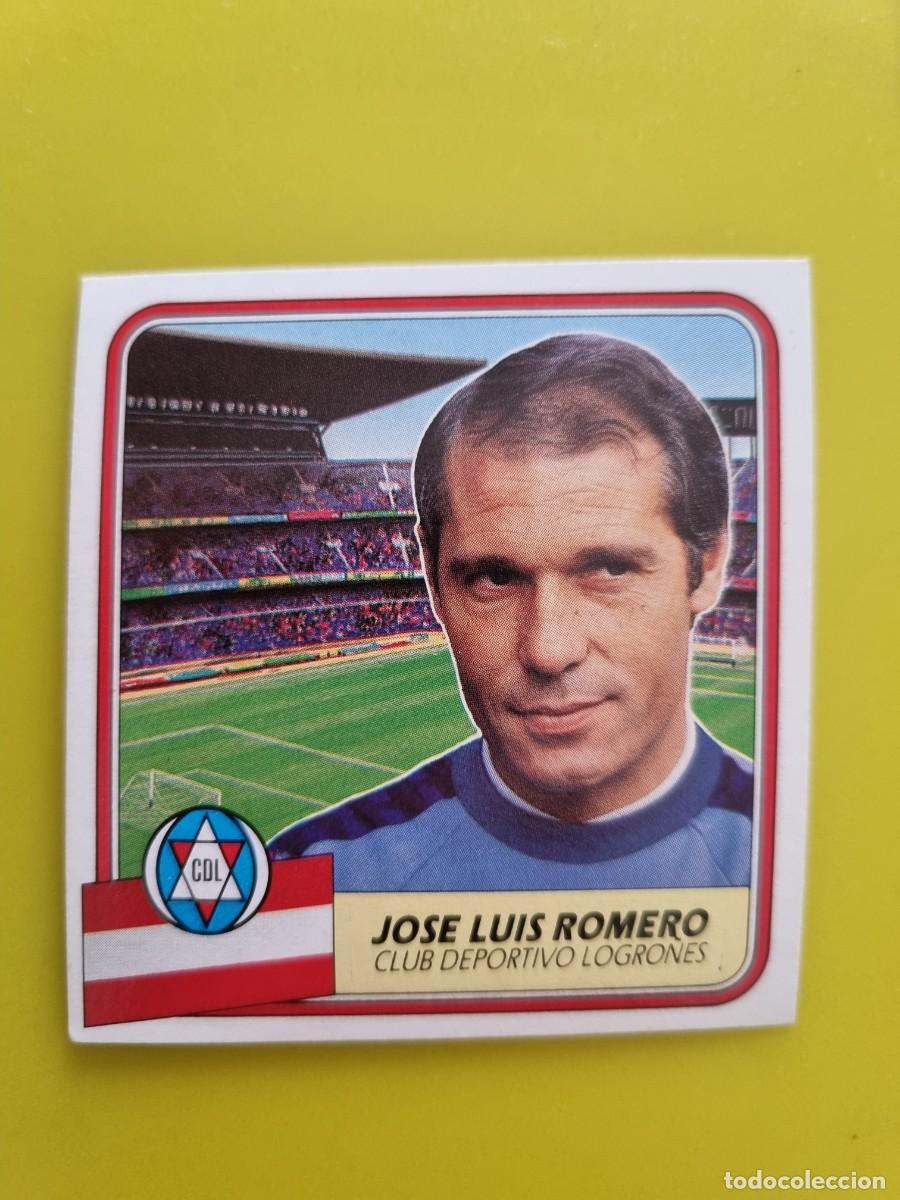 Figurine di Calcio: CROMO FUTBOL LIGA ESTE 89 90 1989 1990 NUNCA PEGADO SIN PEGAR JOSE LUIS ROMERO CD LOGRO&Ntilde;ES AR926