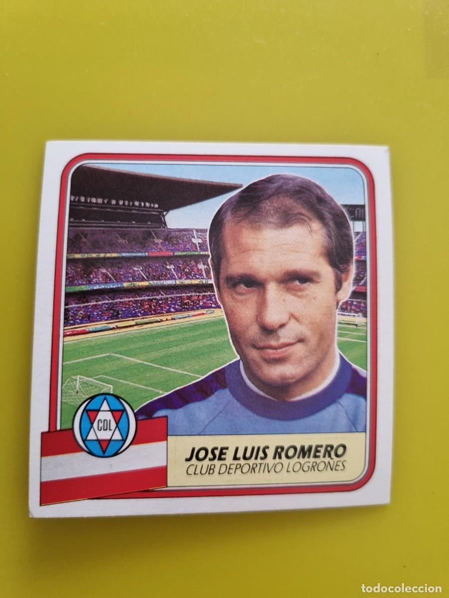 Figurine di Calcio: CROMO FUTBOL LIGA ESTE 89 90 1989 1990 NUNCA PEGADO SIN PEGAR JOSE LUIS ROMERO CD LOGRO&Ntilde;ES AR926