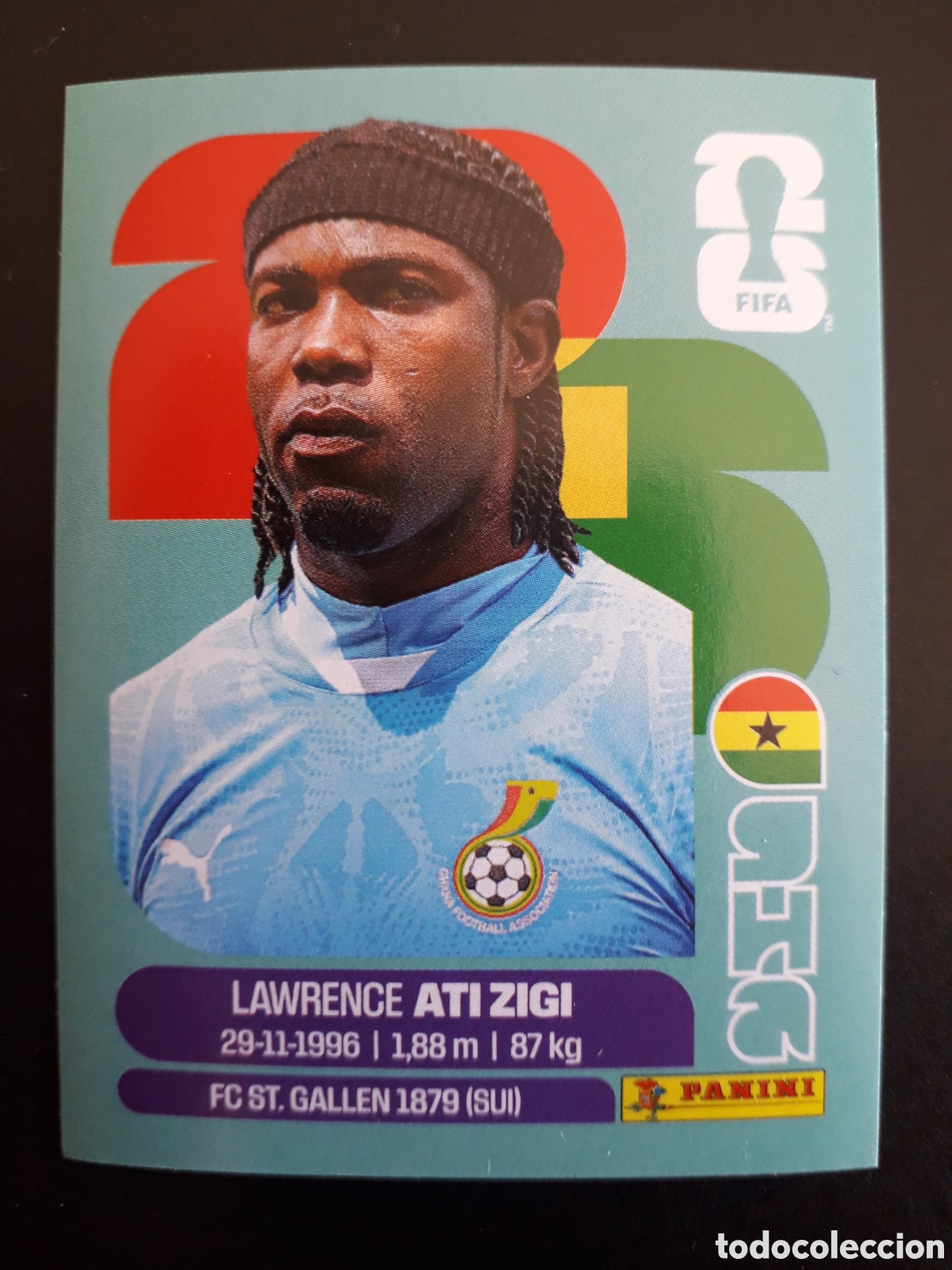 Cromos de f&uacute;tbol: ATI ZIGI GHANA GHA 2 MUNDIAL F&Uacute;TBOL 2026 FIFA WORLD CUP PANINI SIN PEGAR PEDIDO M&Iacute;NIMO 3&euro;