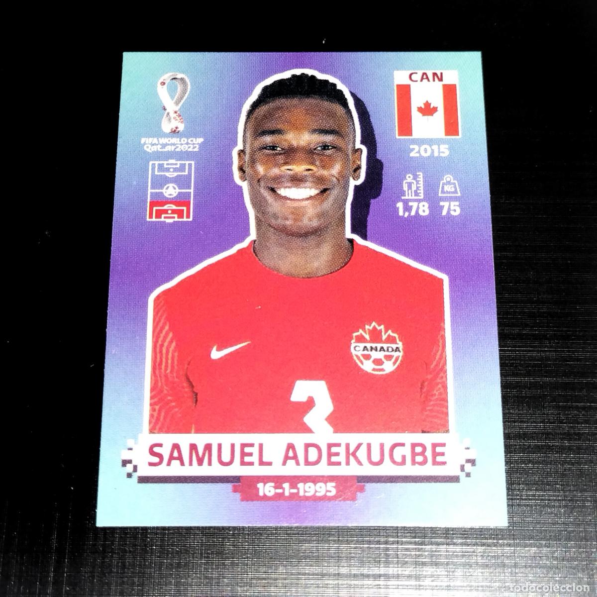 Cromos de f&uacute;tbol: CAN 5 SAMUEL ADEKUGBE CANADA CROMOS STICKER MUNDIAL QTAR 22 2022 FIFA WORLD CUP PANINI