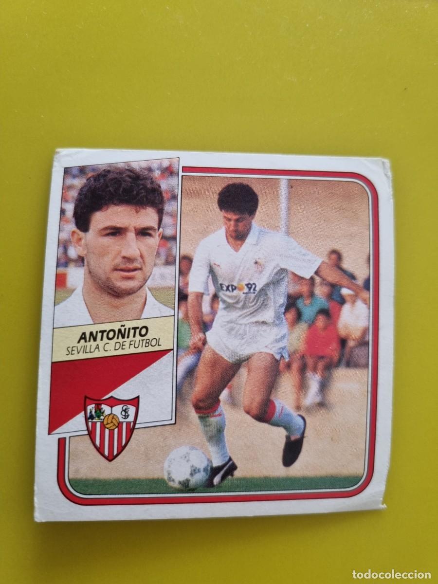 Cromos de f&uacute;tbol: CROMO FUTBOL LIGA ESTE 89 90 1989 1990 NUNCA PEGADO SIN PEGAR ANTO&Ntilde;ITO SEVILLA CF AR926