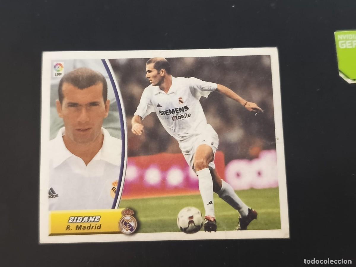 Cromos de f&uacute;tbol: EDICIONES ESTE 2003 2004 03 04 REAL MADRID ZIDANE SIN PEGAR