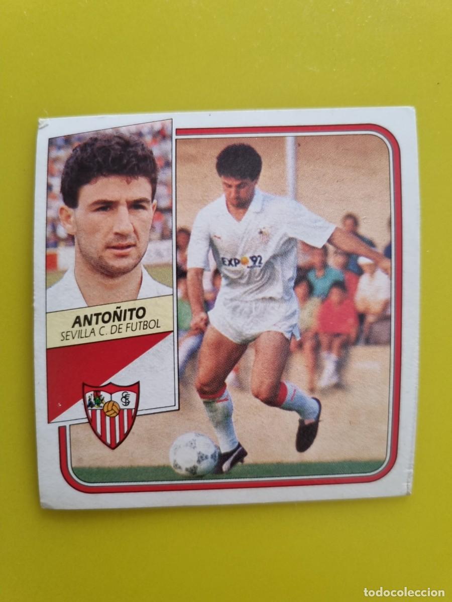 Cromos de f&uacute;tbol: CROMO FUTBOL LIGA ESTE 89 90 1989 1990 NUNCA PEGADO SIN PEGAR ANTO&Ntilde;ITO SEVILLA CF AR926