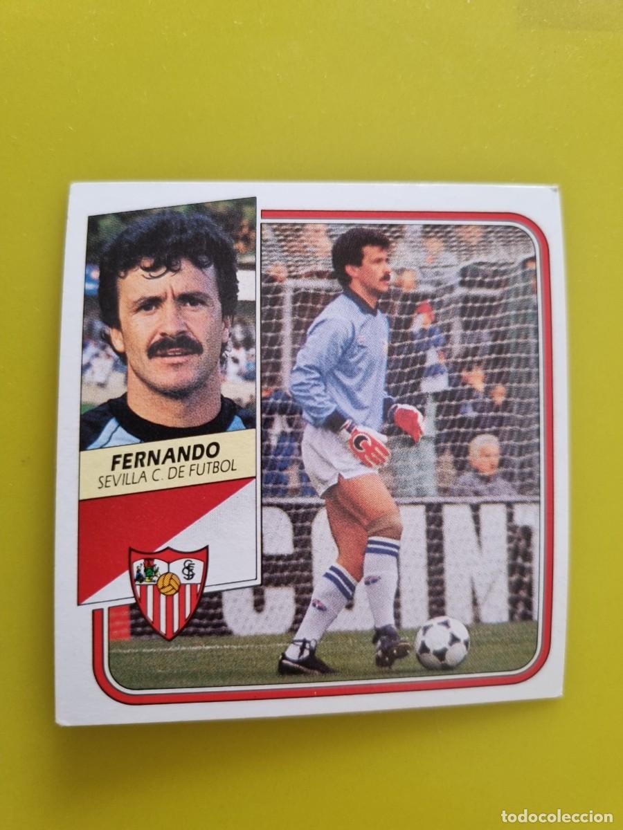 Cromos de f&uacute;tbol: CROMO FUTBOL LIGA ESTE 89 90 1989 1990 NUNCA PEGADO SIN PEGAR FERNANDO SEVILLA CF AR926