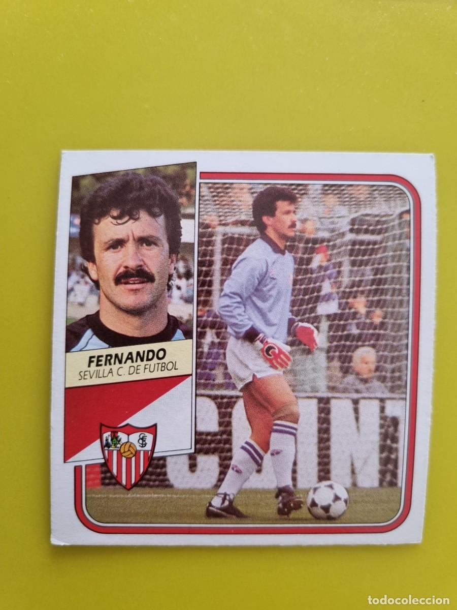 Cromos de f&uacute;tbol: CROMO FUTBOL LIGA ESTE 89 90 1989 1990 NUNCA PEGADO SIN PEGAR FERNANDO SEVILLA CF AR926