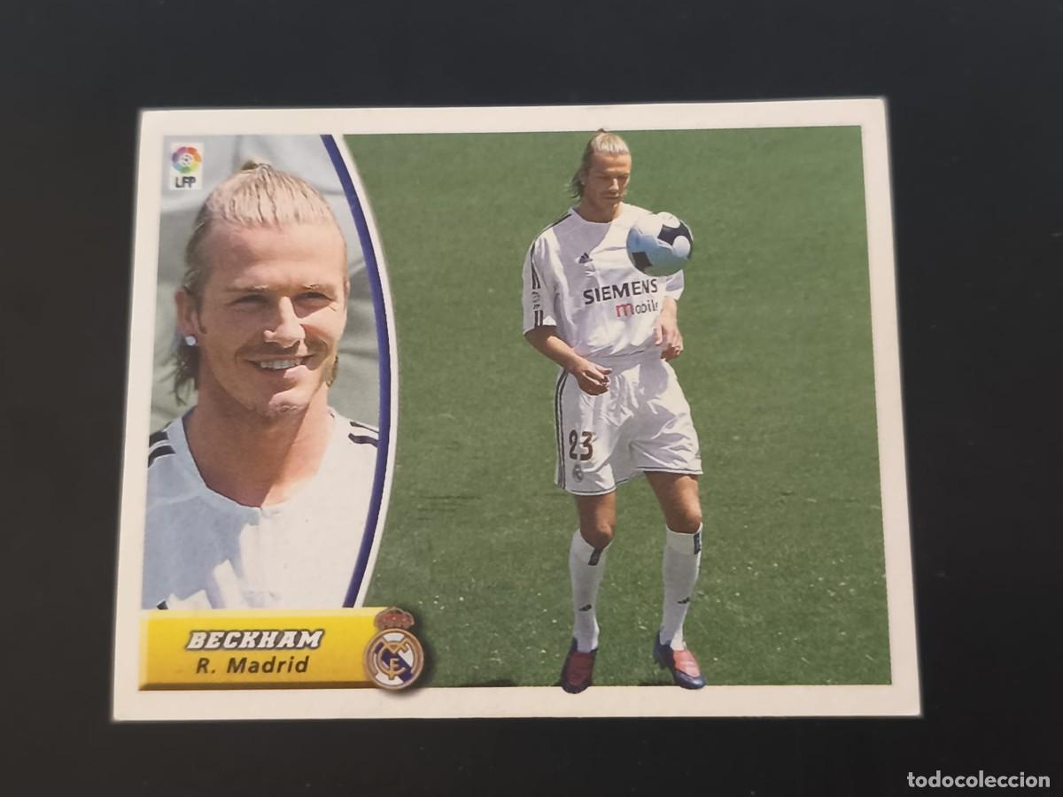 Cromos de f&uacute;tbol: EDICIONES ESTE 2003 2004 03 04 REAL MADRID BECKHAM SIN PEGAR