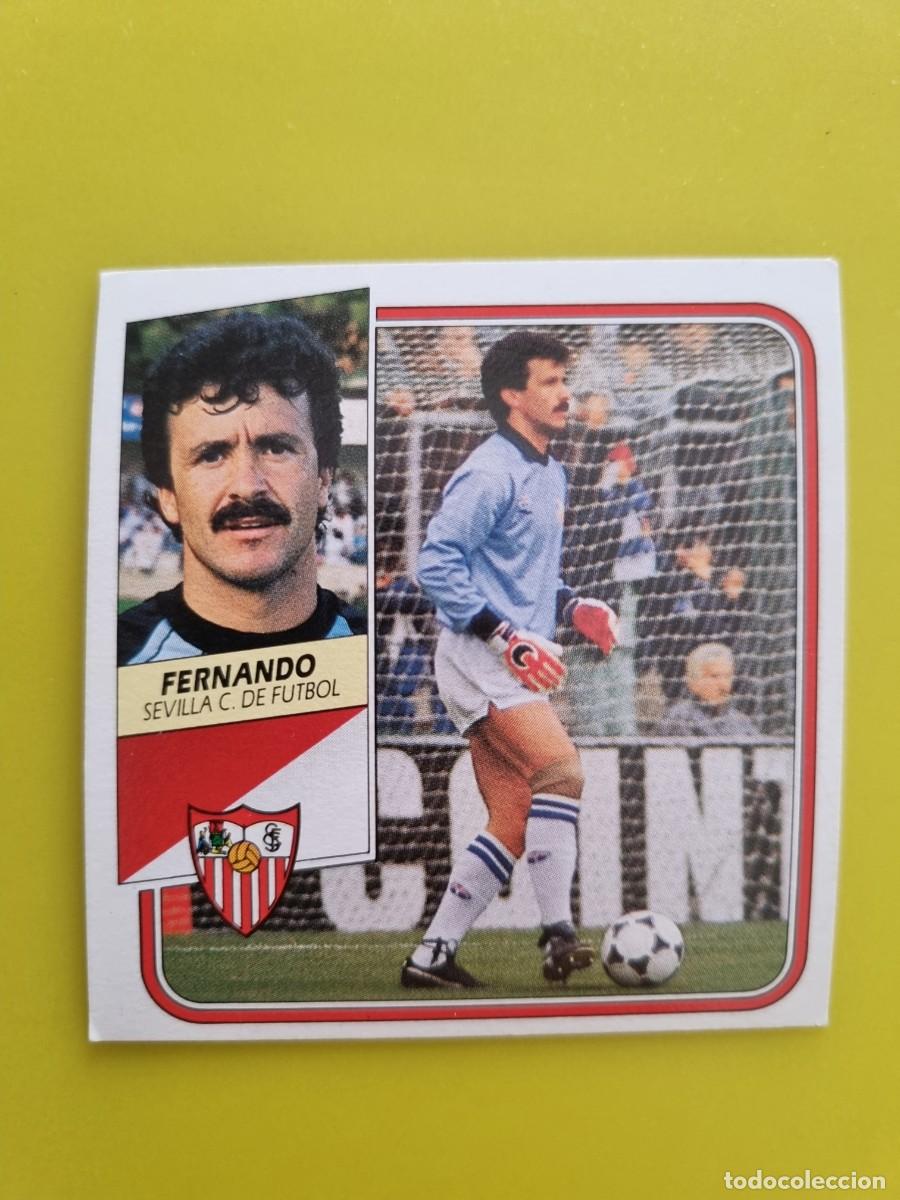 Cromos de f&uacute;tbol: CROMO FUTBOL LIGA ESTE 89 90 1989 1990 NUNCA PEGADO SIN PEGAR FERNANDO SEVILLA CF AR926