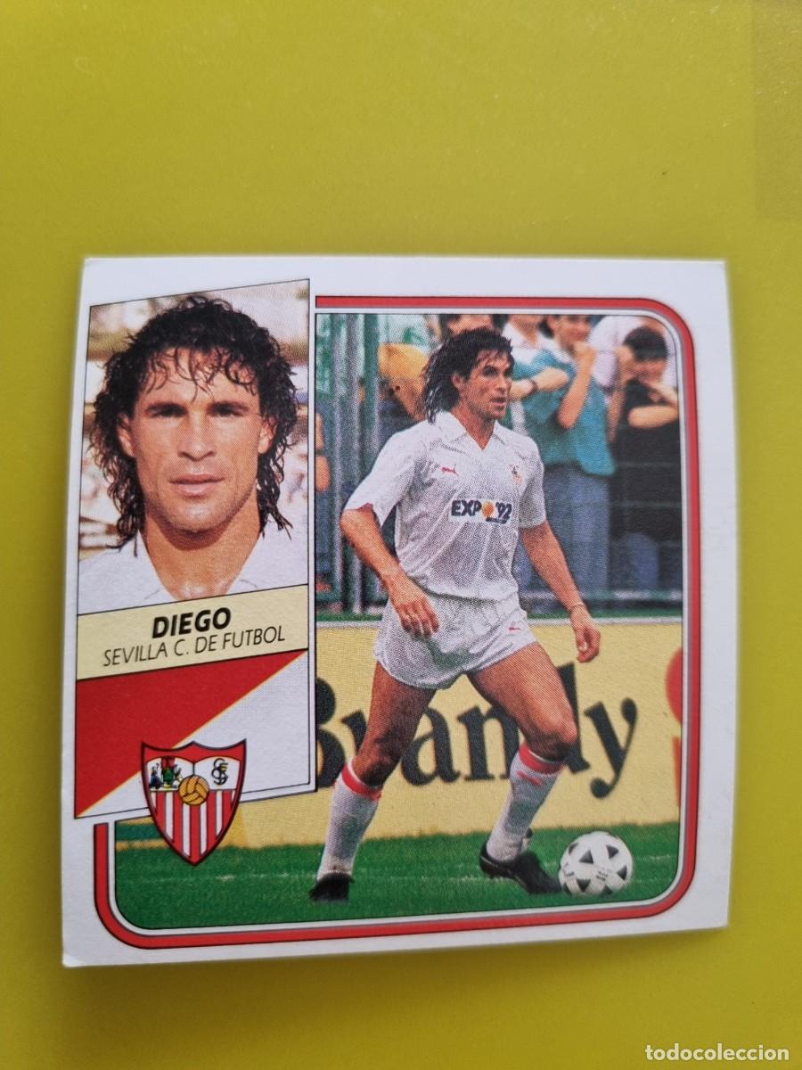 Cromos de f&uacute;tbol: CROMO FUTBOL LIGA ESTE 89 90 1989 1990 NUNCA PEGADO SIN PEGAR DIEGO SEVILLA CF AR926