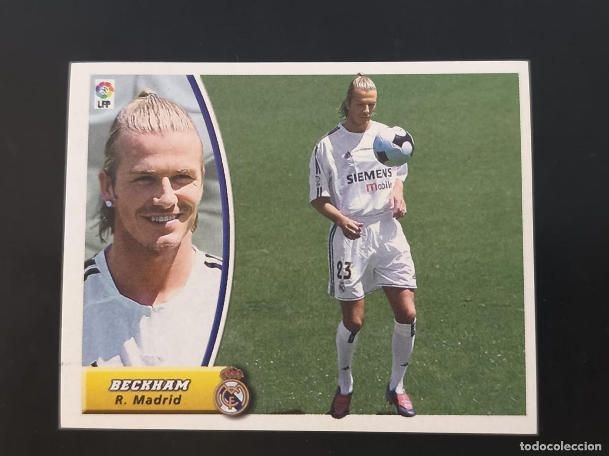 Cromos de f&uacute;tbol: EDICIONES ESTE 2003 2004 03 04 REAL MADRID BECKHAM SIN PEGAR