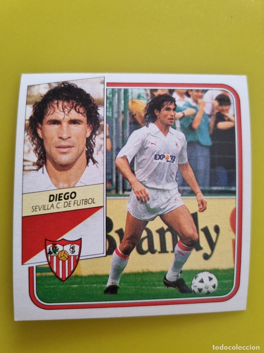 Cromos de f&uacute;tbol: CROMO FUTBOL LIGA ESTE 89 90 1989 1990 NUNCA PEGADO SIN PEGAR DIEGO SEVILLA CF AR926