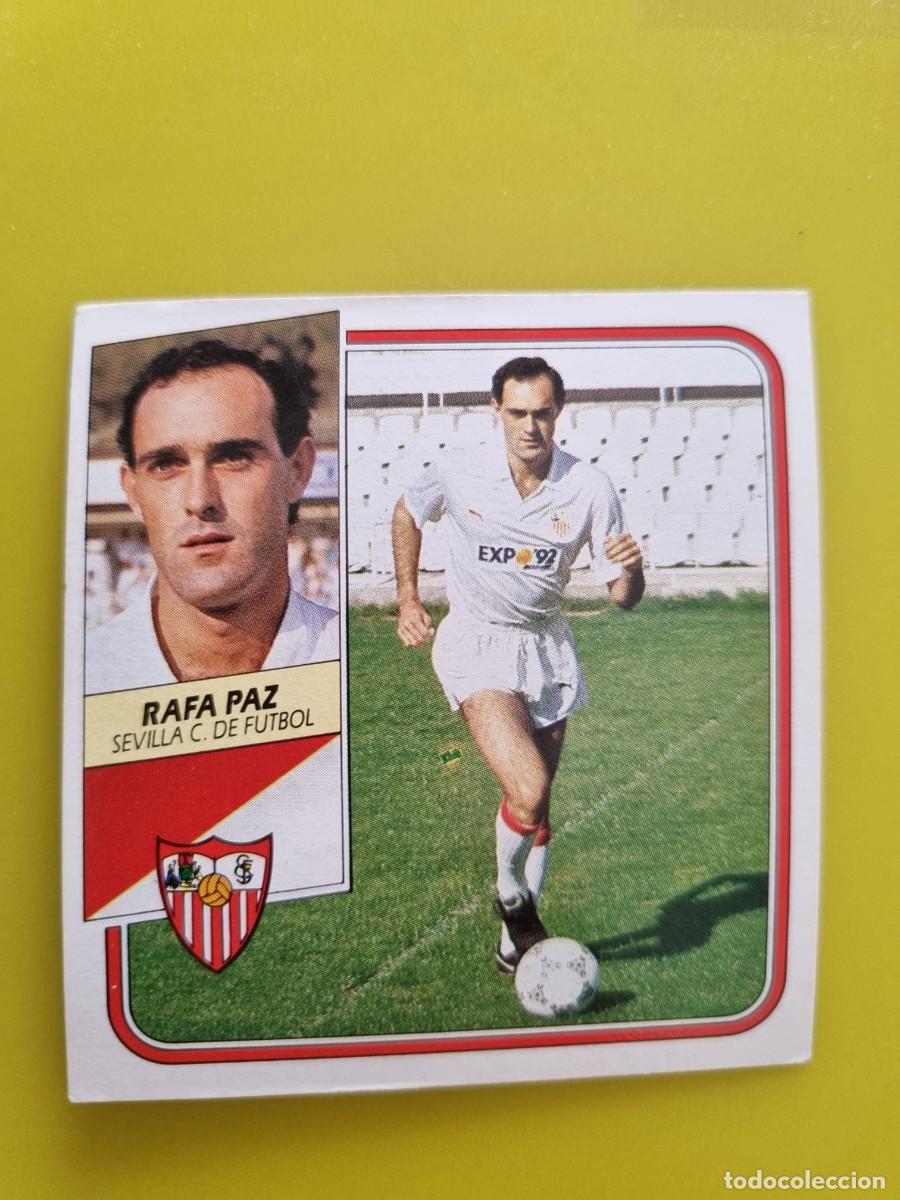 Cromos de f&uacute;tbol: CROMO FUTBOL LIGA ESTE 89 90 1989 1990 NUNCA PEGADO SIN PEGAR RAFA PAZ SEVILLA CF AR926