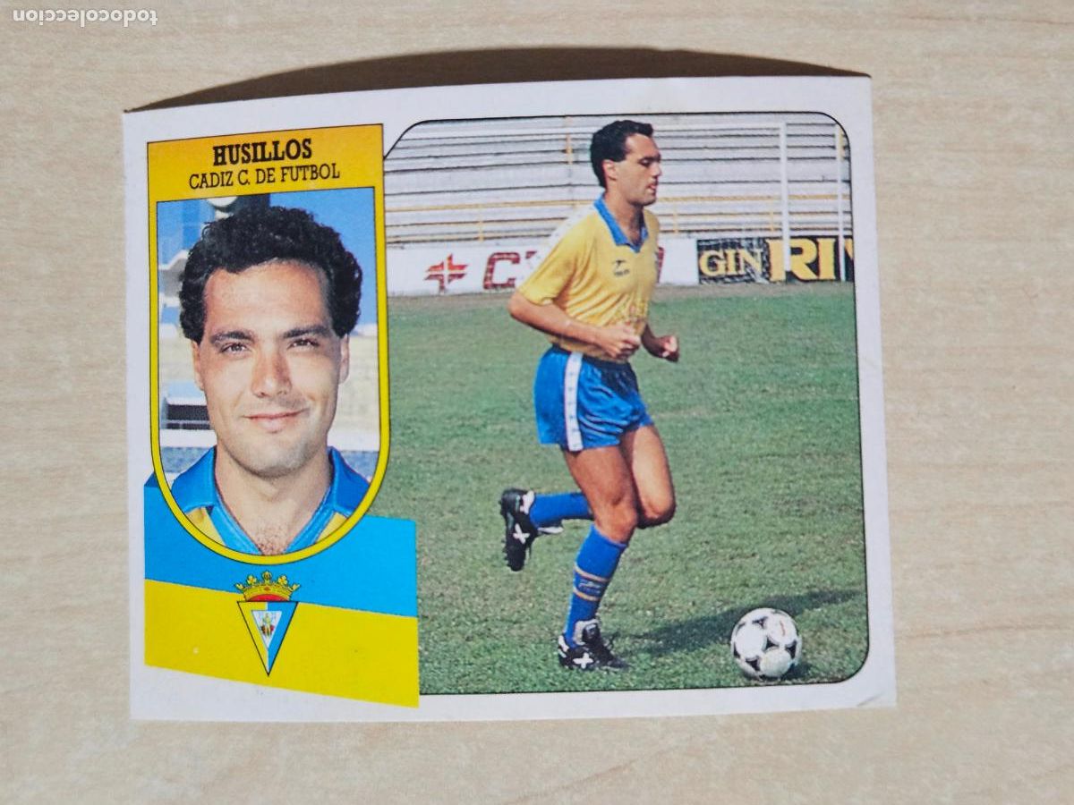 Cromos de f&uacute;tbol: BAJA HUSILLOS - LIGA ESTE 1991 92 - CROMO RECUPERADO BUEN ESTADO