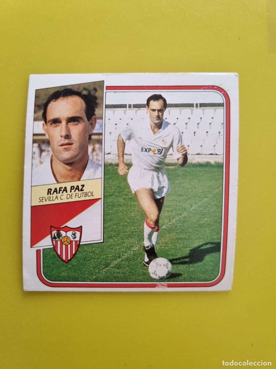 Cromos de f&uacute;tbol: CROMO FUTBOL LIGA ESTE 89 90 1989 1990 NUNCA PEGADO SIN PEGAR RAFA PAZ SEVILLA CF AR926