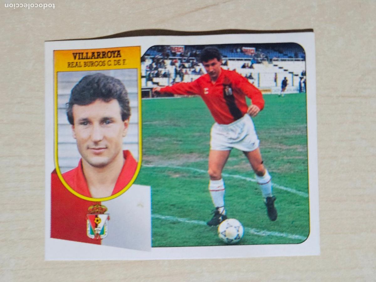 Cromos de f&uacute;tbol: BAJA VILLARROYA - LIGA ESTE 1991 92 - CROMO RECUPERADO BUEN ESTADO