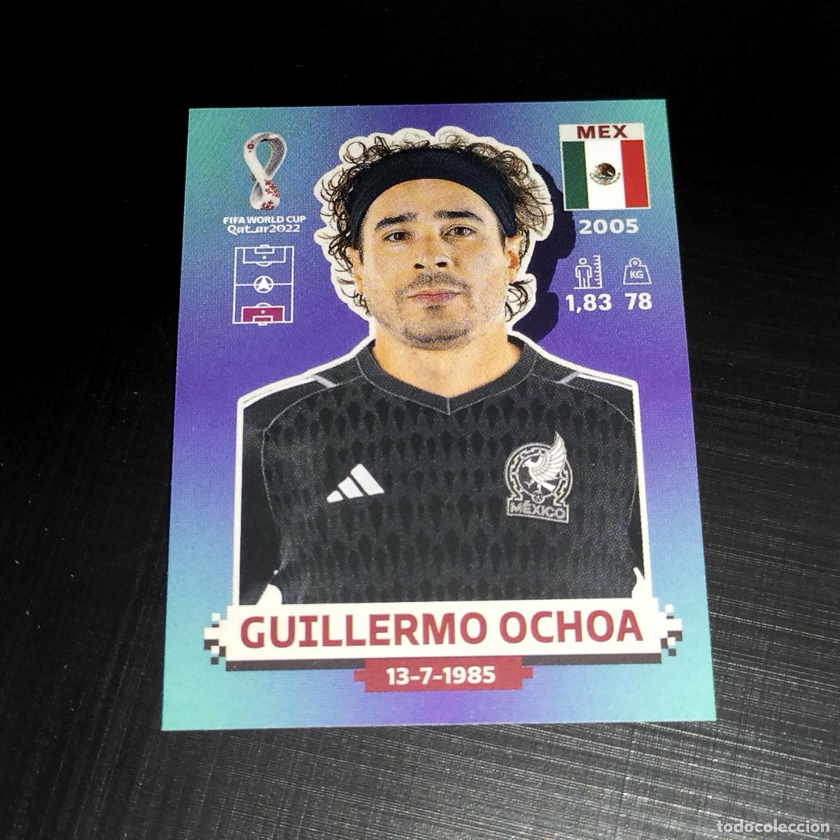 Cromos de f&uacute;tbol: MEX 3 GUILLERMO OCHOA MEXICO CROMOS STICKER MUNDIAL QTAR 22 2022 FIFA WORLD CUP PANINI