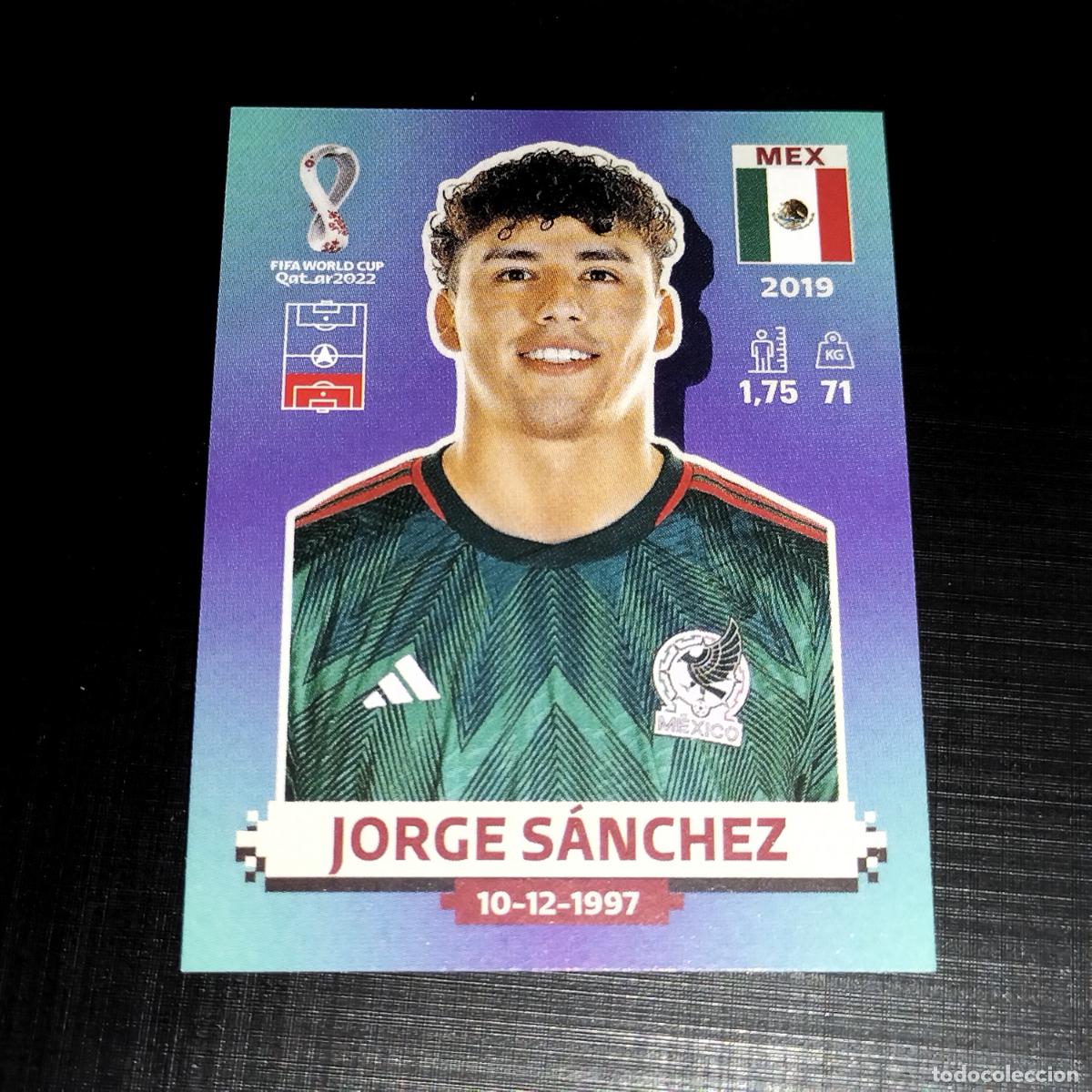 Cromos de f&uacute;tbol: MEX 10 JORGE SANCHEZ MEXICO CROMOS STICKER MUNDIAL QTAR 22 2022 FIFA WORLD CUP PANINI