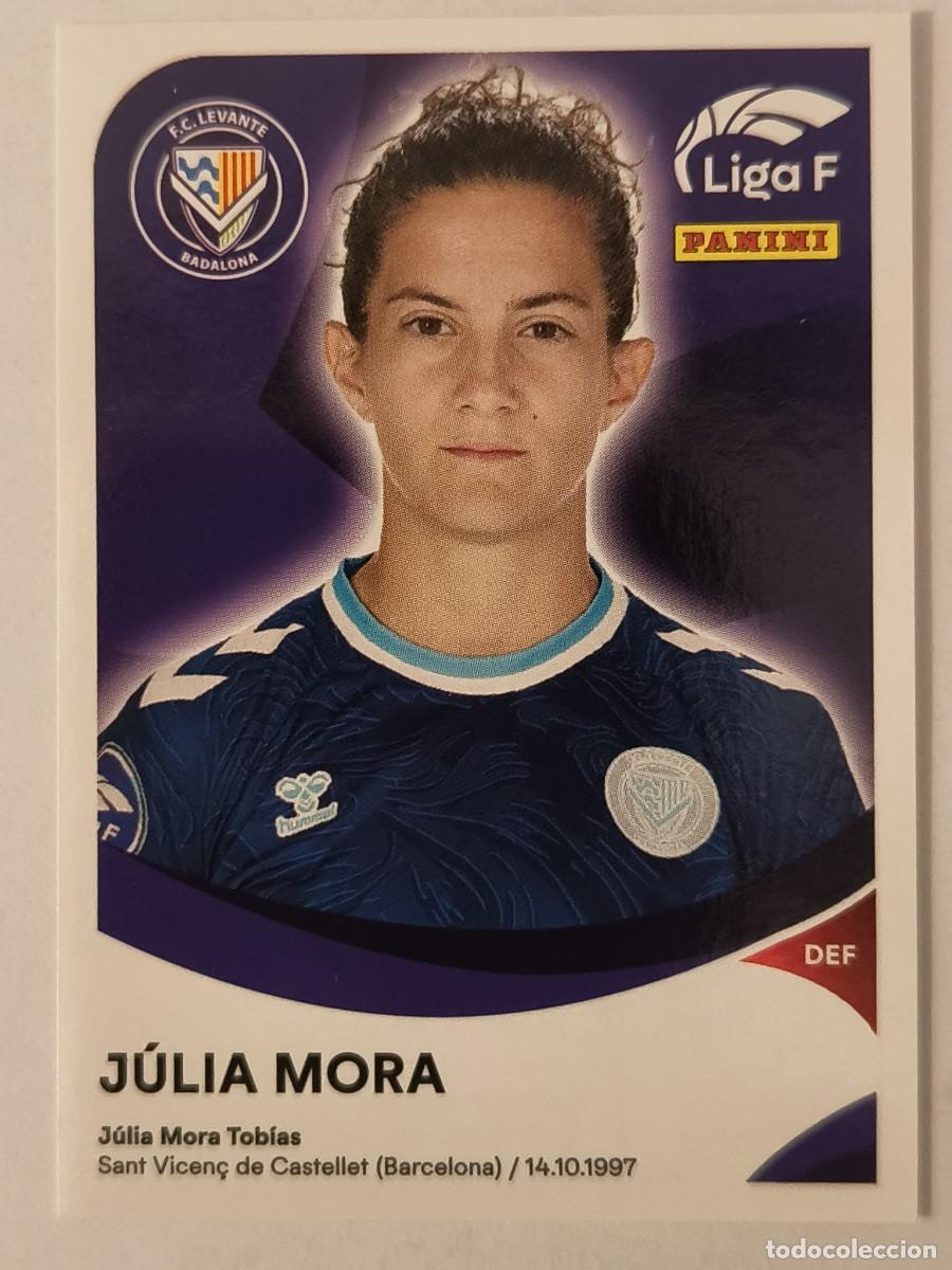 Figurine di Calcio: #190A JULIA MORA (F.C. LEVANTE) LIGA F 2024/2025 PANINI
