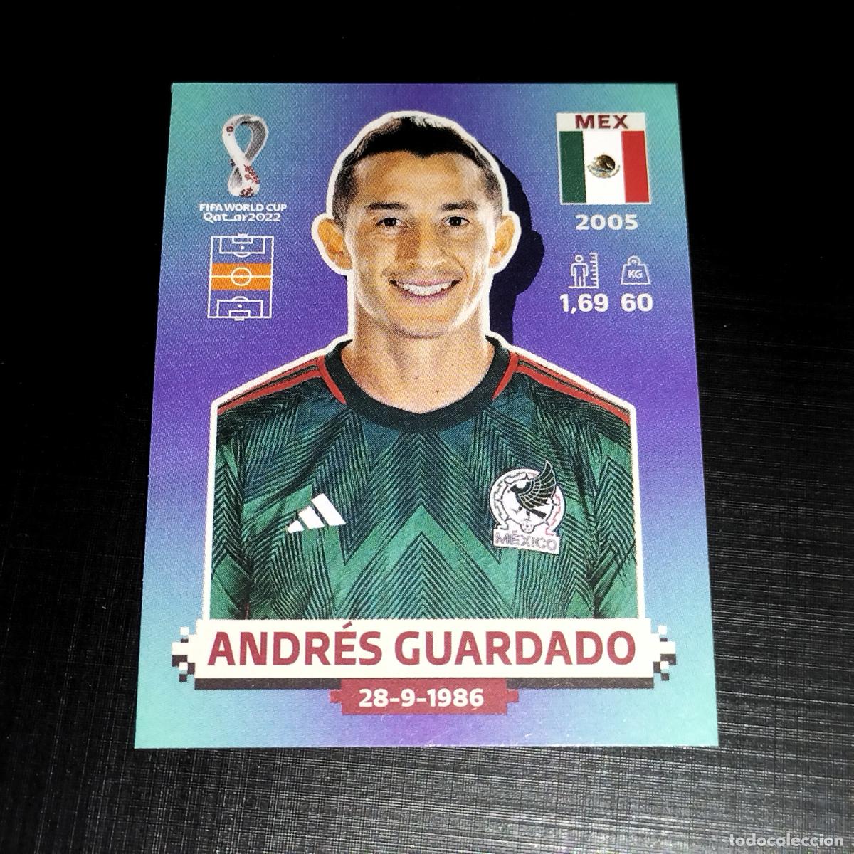 Figurine di Calcio: MEX 13 ANDRES GUARDADO MEXICO CROMOS STICKER MUNDIAL QTAR 22 2022 FIFA WORLD CUP PANINI