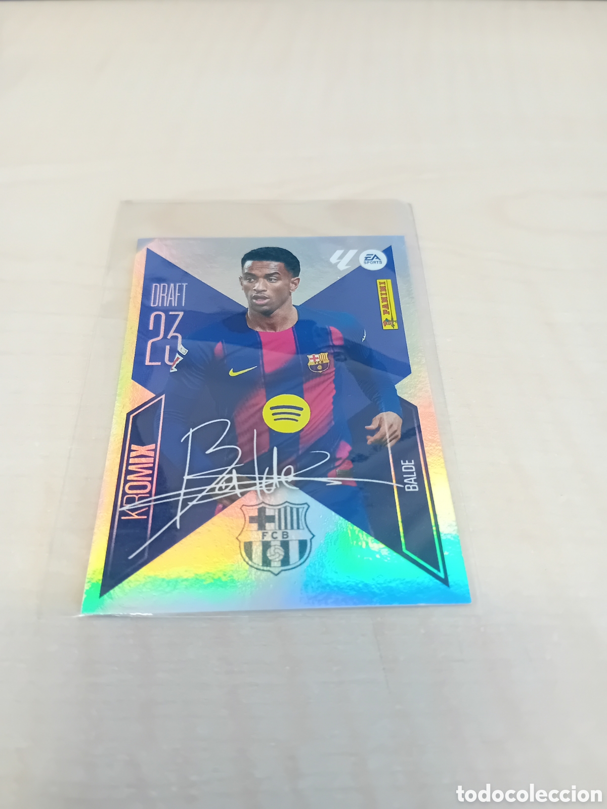 Figurine di Calcio: Balde K2 Draft 23 Kromix Firmada Barcelona 26 27 2026 2027 Este Panini