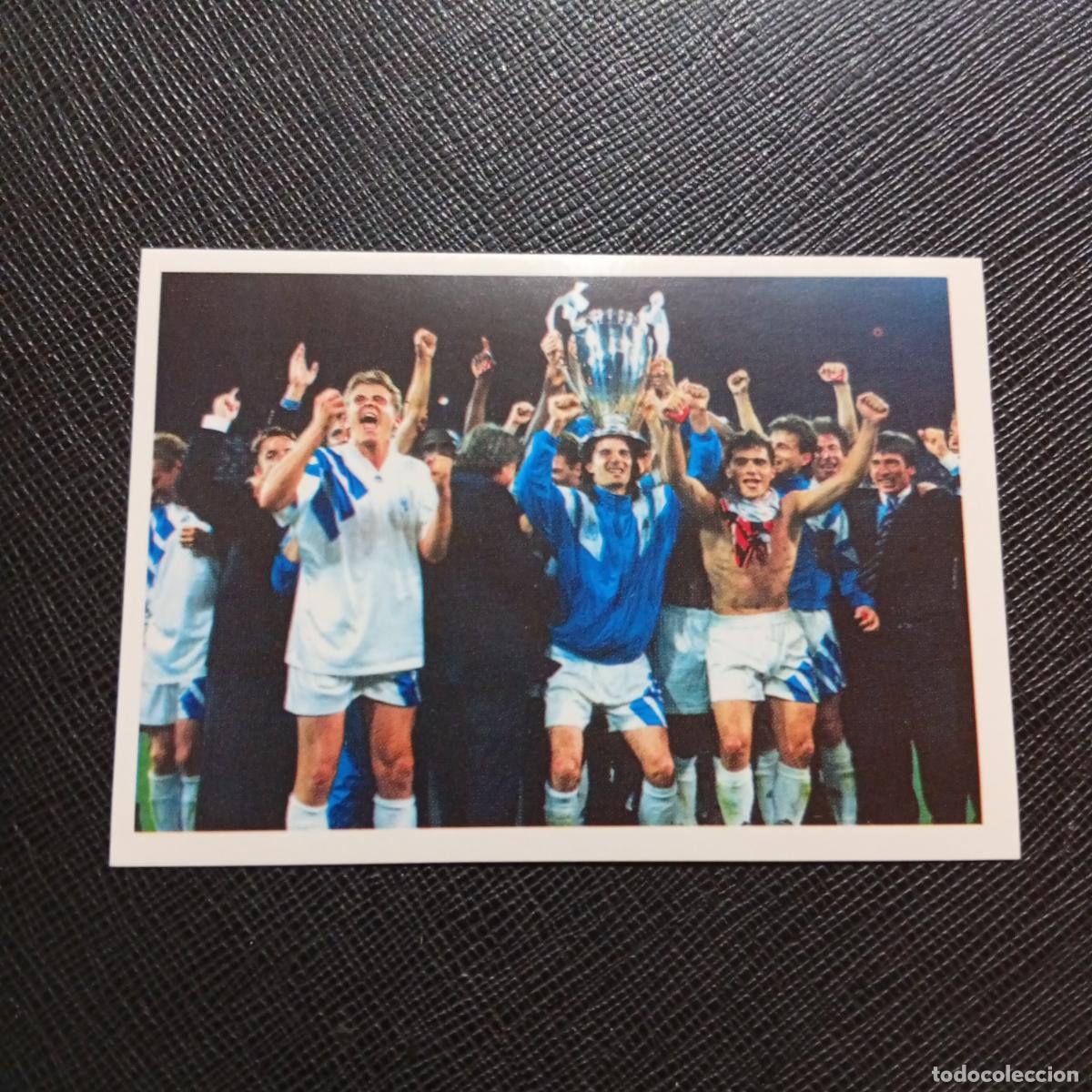 Figurine di Calcio: 137 OLYMPIQUE MARSELLA MARCA 1999 CROMO CAMPEONES DE EUROPA 99 - SIN PEGAR - A70 PG505