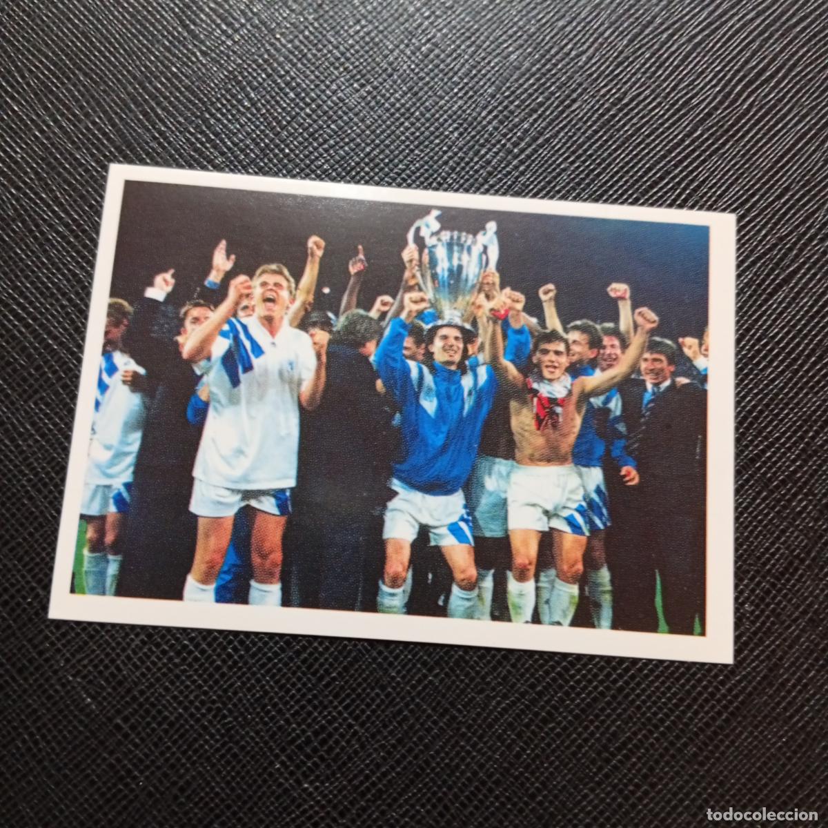 Figurine di Calcio: 137 OLYMPIQUE MARSELLA MARCA 1999 CROMO CAMPEONES DE EUROPA 99 - SIN PEGAR - A70 PG505