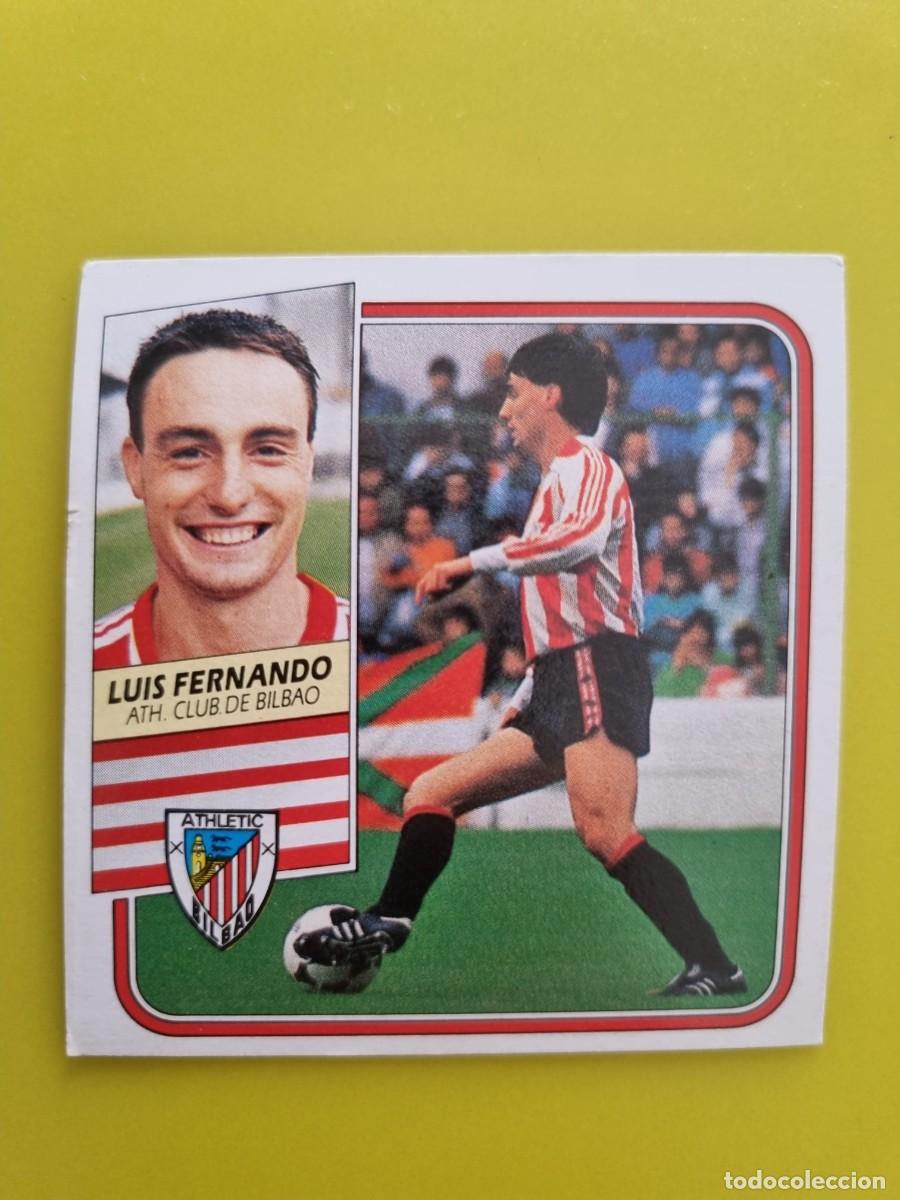 Football Stickers: CROMO FUTBOL LIGA ESTE 89 90 1989 1990 NUNCA PEGADO SIN PEGAR LUIS FERNANDO ATH BILBAO AR926