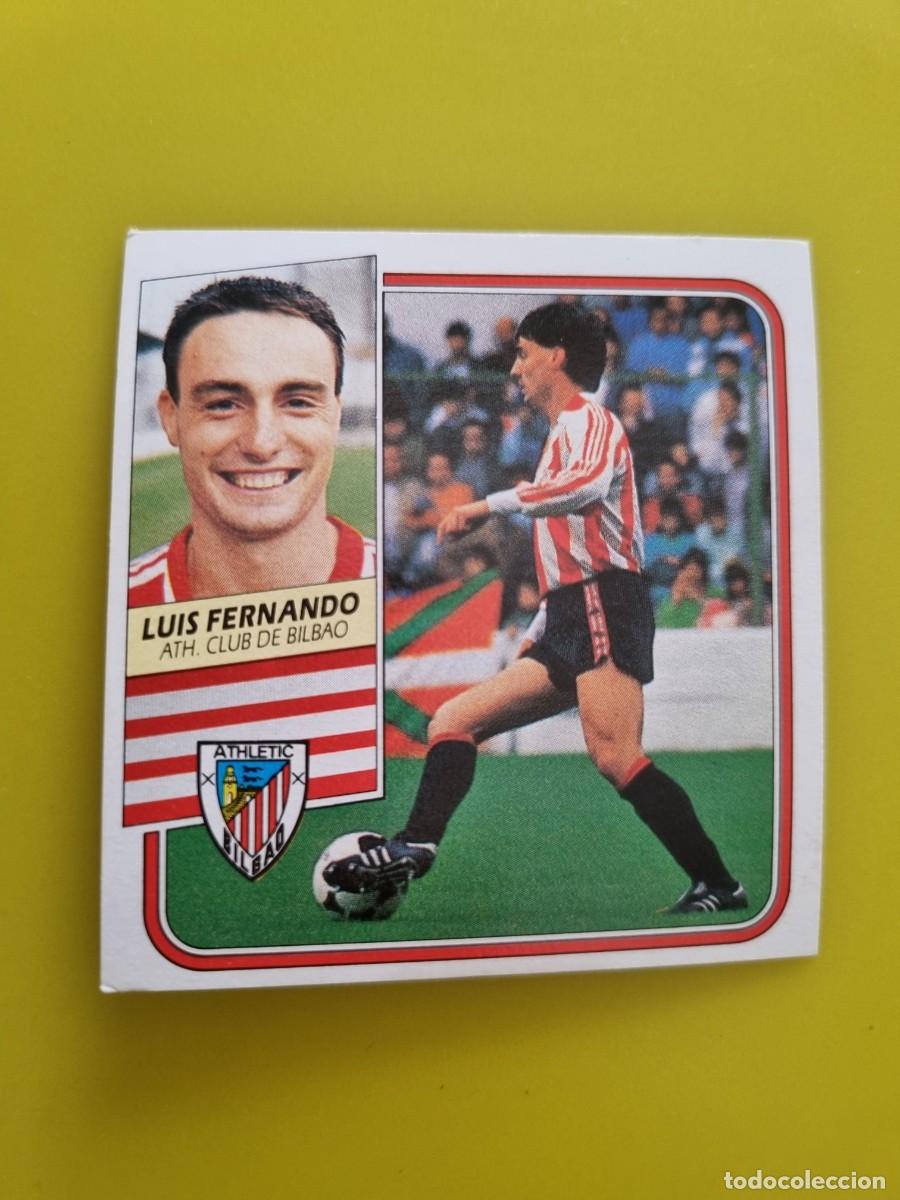 Football Stickers: CROMO FUTBOL LIGA ESTE 89 90 1989 1990 NUNCA PEGADO SIN PEGAR LUIS FERNANDO ATH BILBAO AR926