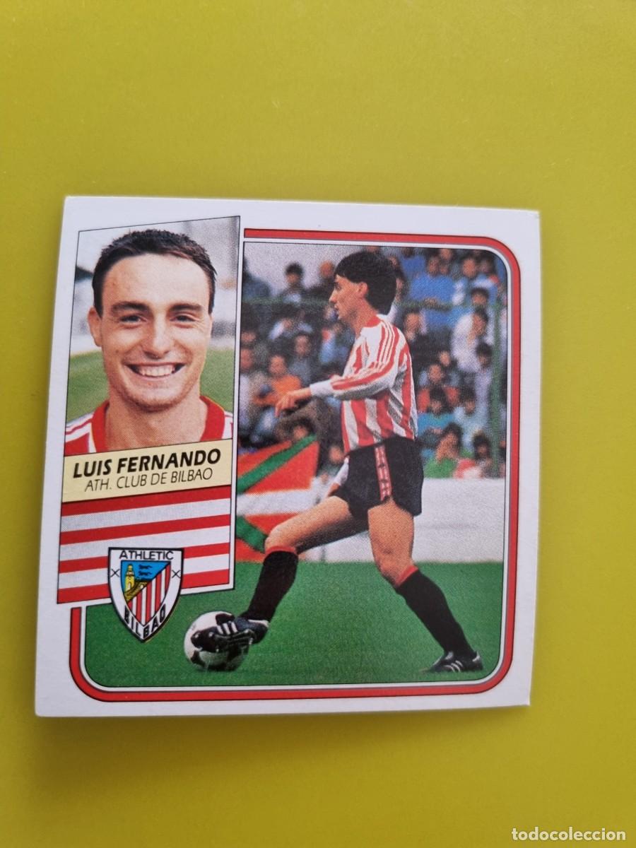 Football Stickers: CROMO FUTBOL LIGA ESTE 89 90 1989 1990 NUNCA PEGADO SIN PEGAR LUIS FERNANDO ATH BILBAO AR926
