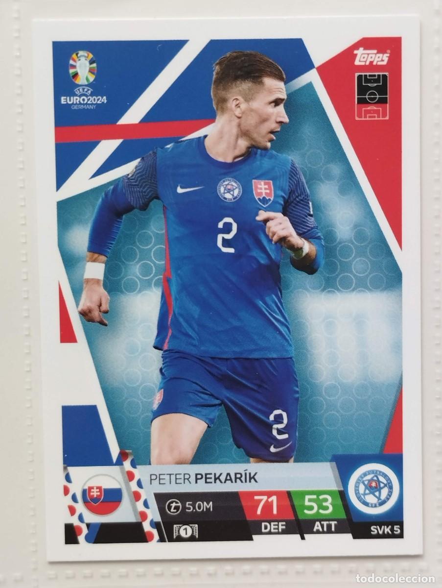 Cromos de Futebol: CROMO CARD EURO 24 EUROCOPA 2024 MATCH ATTAX SLOVAKIA SVK5 PEKARIK