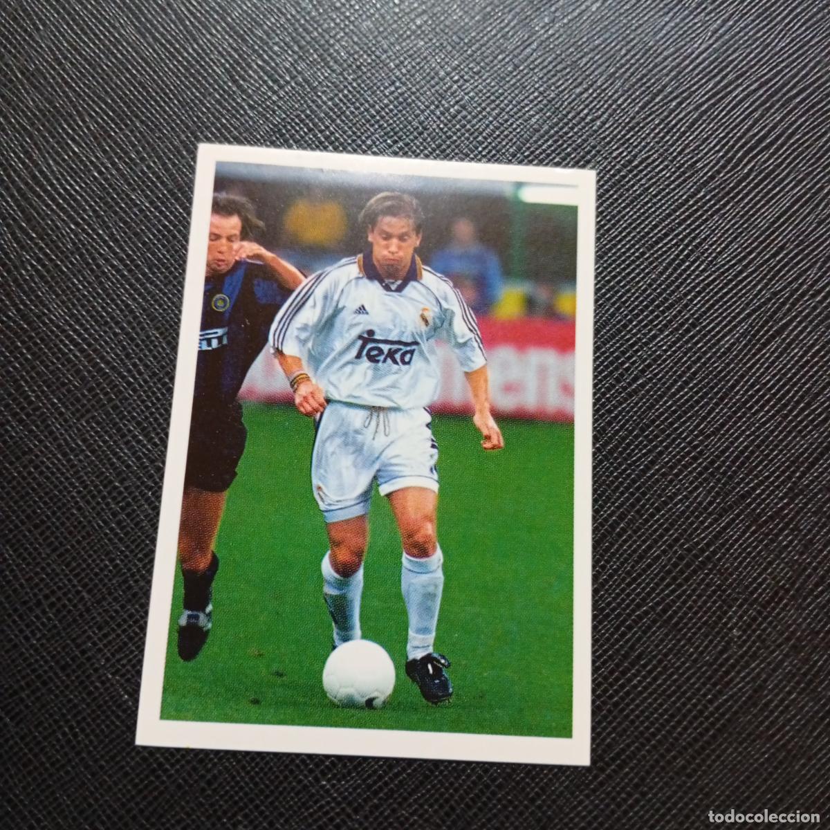 Figurine di Calcio: 150 MICHEL SALGADO REAL MADRID MARCA 1999 CROMO CAMPEONES DE EUROPA 99 - SIN PEGAR - A70 PG505 B