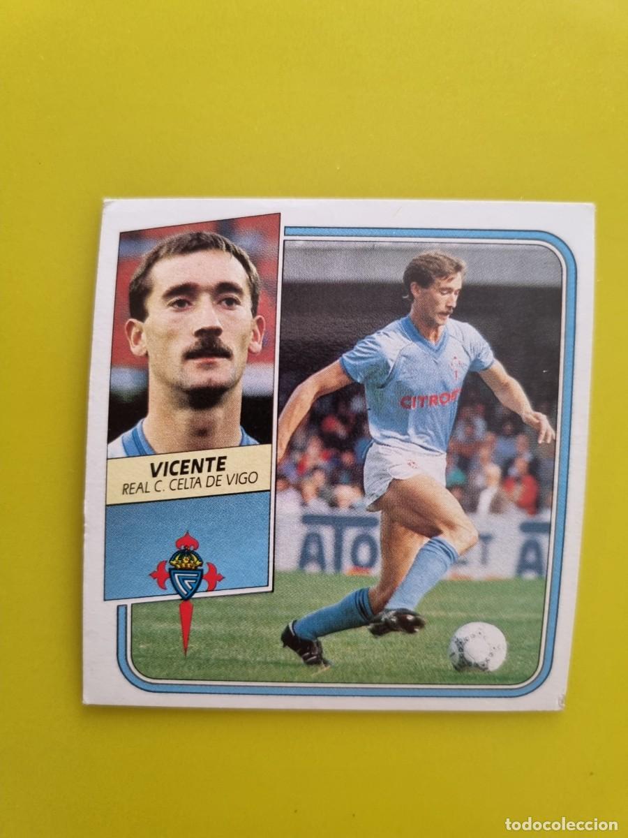 Cromos de f&uacute;tbol: CROMO FUTBOL LIGA ESTE 89 90 1989 1990 NUNCA PEGADO SIN PEGAR VICENTE CELTA DE VIGO AR926