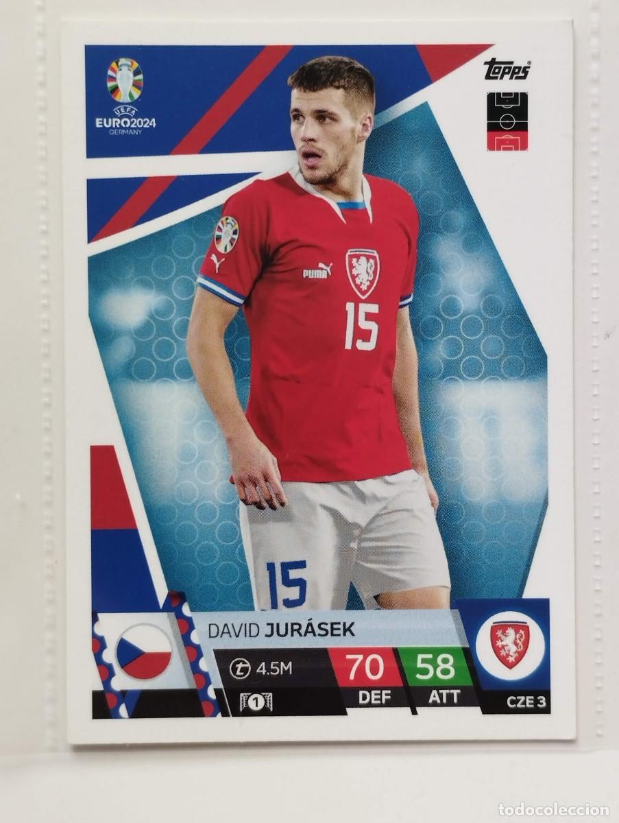 Football Stickers: CROMO CARD EURO 24 EUROCOPA 2024 MATCH ATTAX REPUBLICA CHECA CZE3 JURASEK