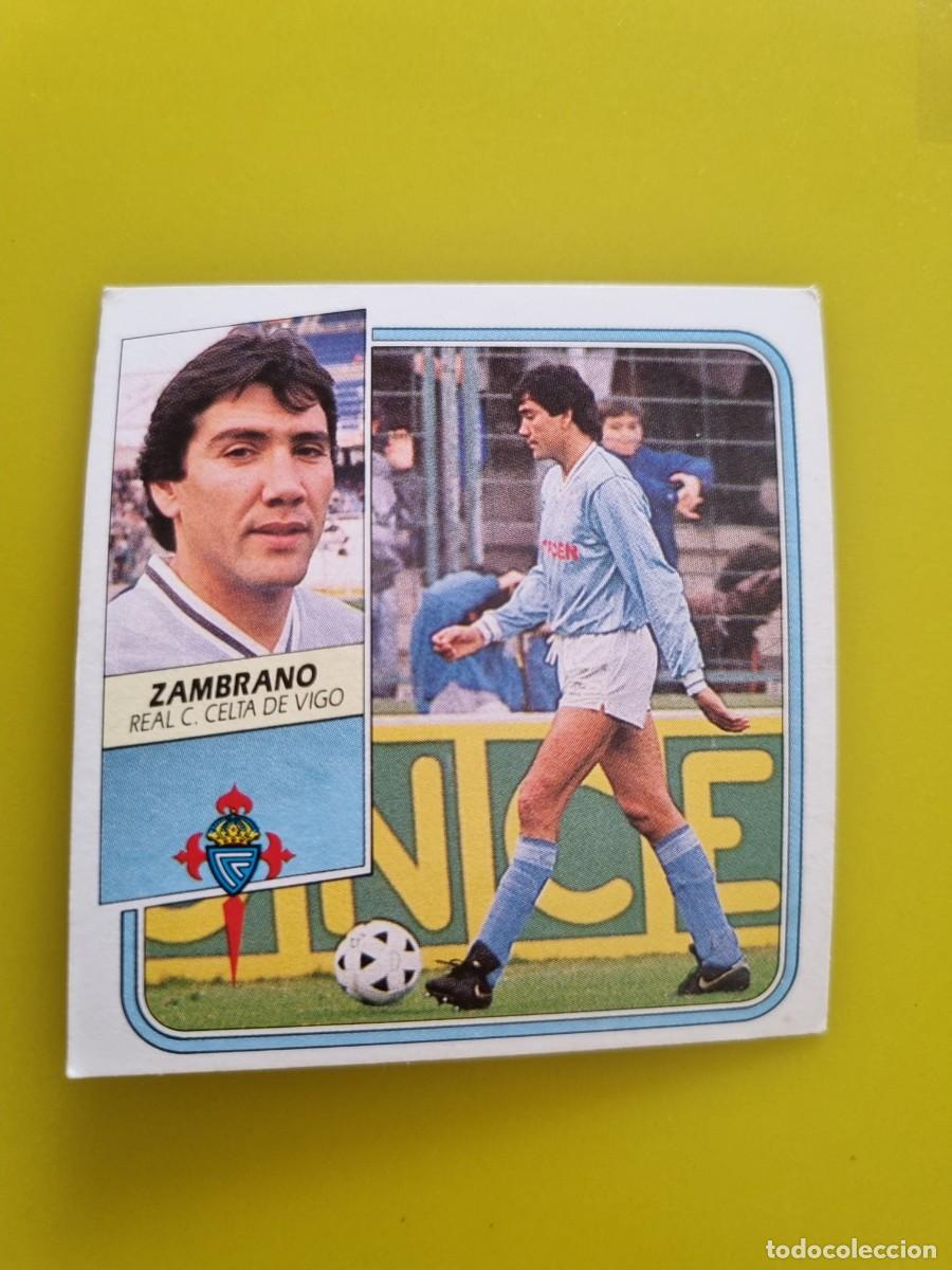 Football Stickers: CROMO FUTBOL LIGA ESTE 89 90 1989 1990 NUNCA PEGADO SIN PEGAR ZAMBRANO CELTA DE VIGO AR926