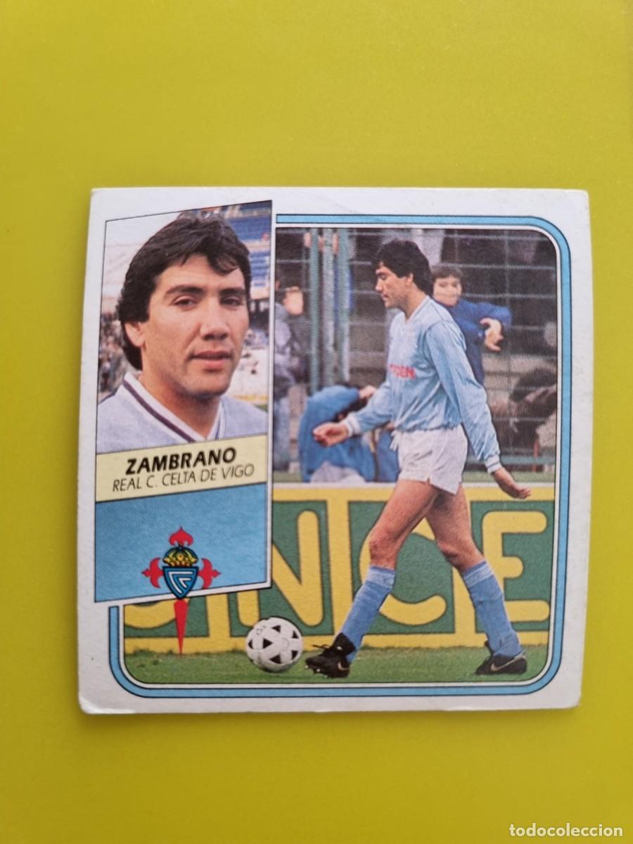 Figurine di Calcio: CROMO FUTBOL LIGA ESTE 89 90 1989 1990 NUNCA PEGADO SIN PEGAR ZAMBRANO CELTA DE VIGO AR926