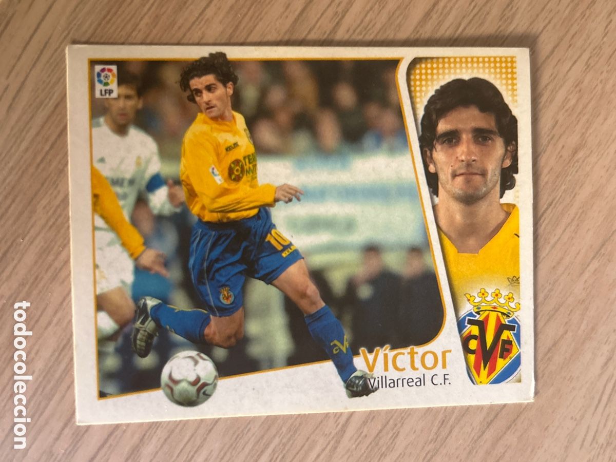 Figurine di Calcio: VICTOR BAJA VILLARREAL LIGA ESTE 2004 2005 04 05 NUNCA PEGADO SIN PEGAR