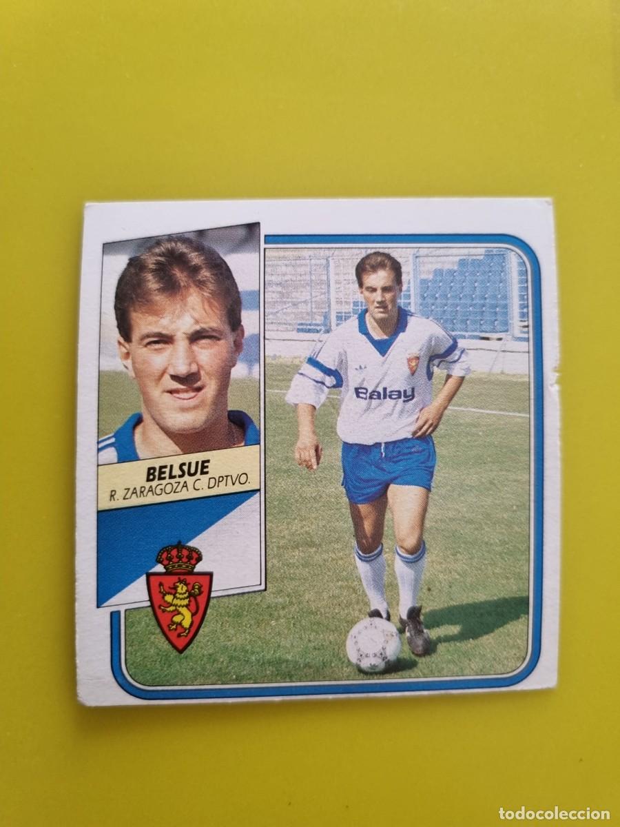Fu&szlig;ball-Sticker: CROMO FUTBOL LIGA ESTE 89 90 1989 1990 NUNCA PEGADO SIN PEGAR BELSUE REAL ZARAGOZA AR926