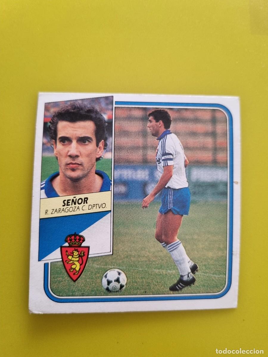 Fu&szlig;ball-Sticker: CROMO FUTBOL LIGA ESTE 89 90 1989 1990 NUNCA PEGADO SIN PEGAR SE&Ntilde;OR REAL ZARAGOZA AR926