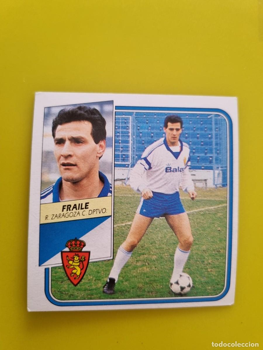 Fu&szlig;ball-Sticker: CROMO FUTBOL LIGA ESTE 89 90 1989 1990 NUNCA PEGADO SIN PEGAR FRAILE REAL ZARAGOZA AR926