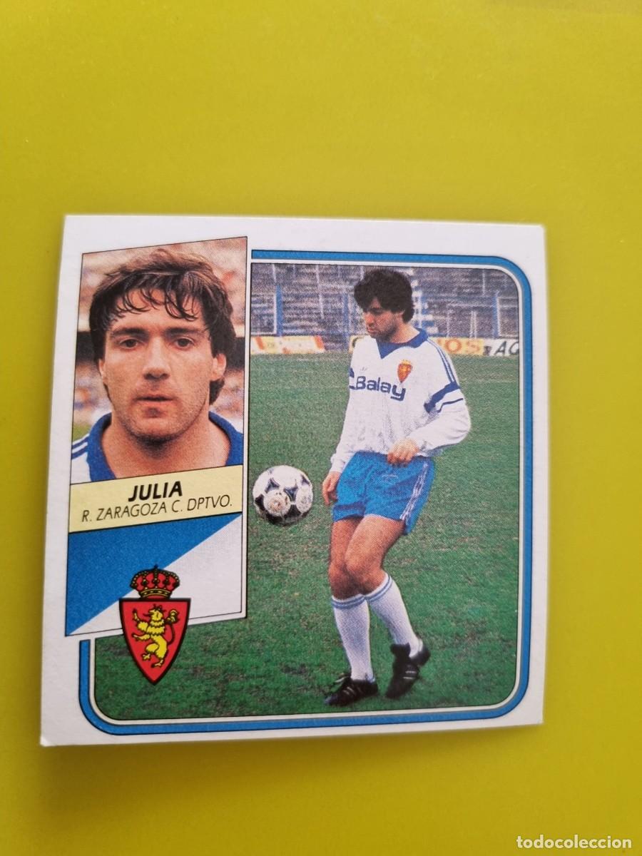 Fu&szlig;ball-Sticker: CROMO FUTBOL LIGA ESTE 89 90 1989 1990 NUNCA PEGADO SIN PEGAR JULIA REAL ZARAGOZA AR926