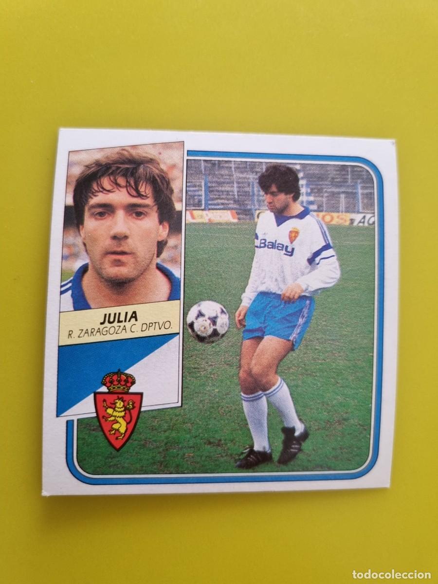 Fu&szlig;ball-Sticker: CROMO FUTBOL LIGA ESTE 89 90 1989 1990 NUNCA PEGADO SIN PEGAR JULIA REAL ZARAGOZA AR926