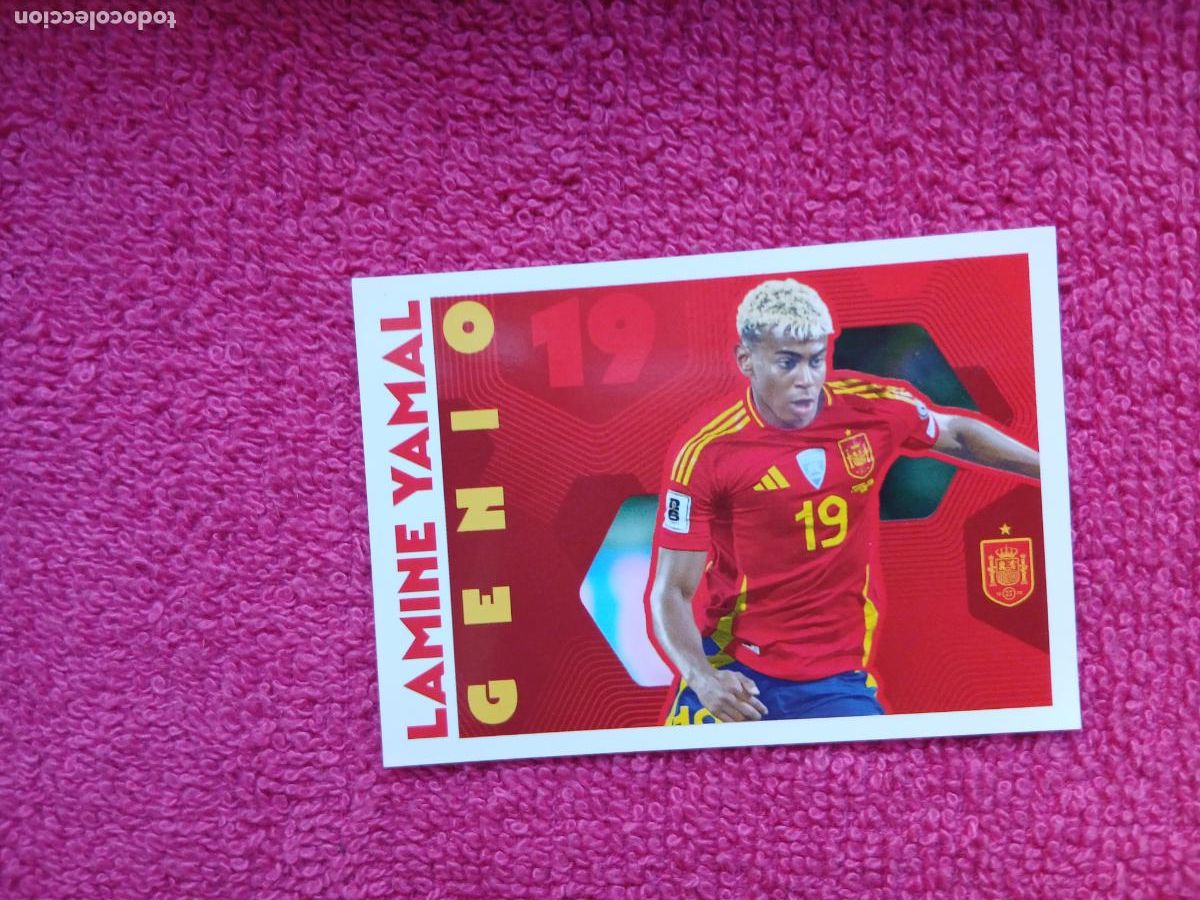 Fu&szlig;ball-Sticker: espa&ntilde;a 2026 71 lamine yamal selecci&oacute;n espa&ntilde;ola panini carrefour family mundial de futbol (H)