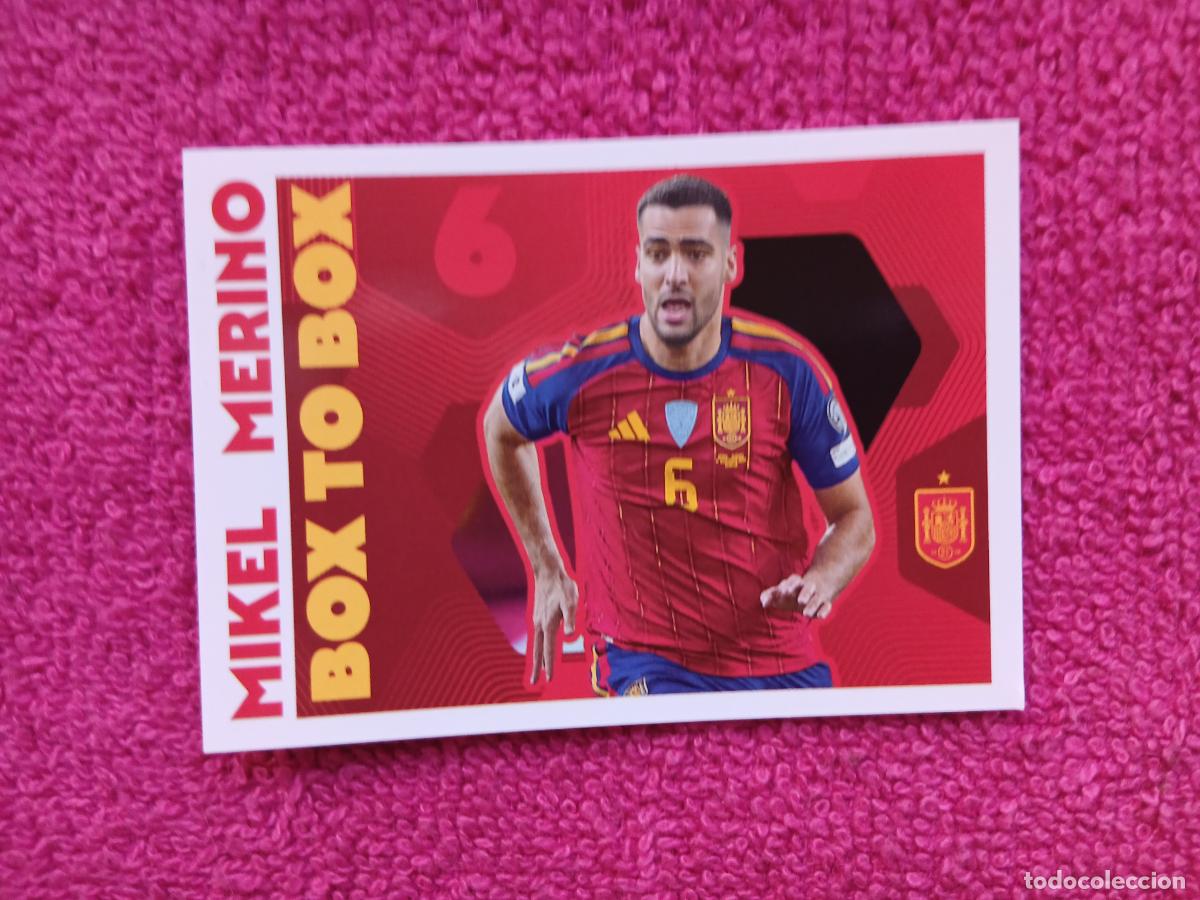 Fu&szlig;ball-Sticker: espa&ntilde;a 2026 70 mikel merino selecci&oacute;n espa&ntilde;ola panini carrefour family mundial de futbol (H)